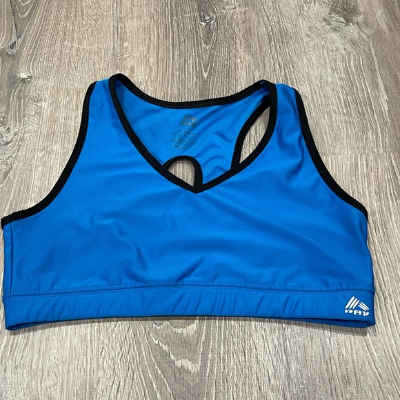 Reebok Other - Reebok Sports Bra Size Large Blue Black RBX